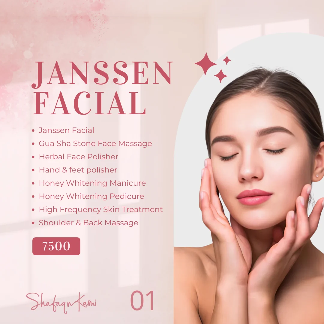 Facial service at Shafaq n Kami